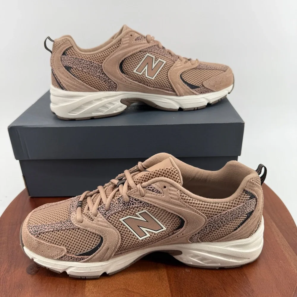 New Balance 530 Sneakers Brown Black Animal Print U530CRA Size Unisex M 10.5/W12